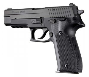 Hogue 26179 Sig Sauer P226 Da Sa Checkered G10 Solid Black