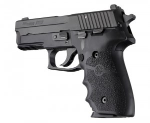 Hogue 28000 Sig Sauer P228 P229 Rubberfinger Grooves Black