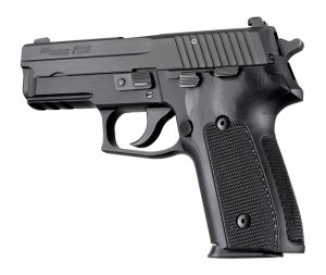 Hogue 28179 Sig Sauer P228 P229 Da Sa Checkered G10 Solid Black