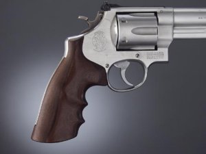 Hogue 29300 Sw N Frame Square Butt Revolver Pau Ferro Smooth Wood Grip