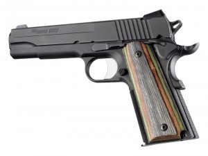 Hogue 45410 Govt Model 1911 Lamo Camo Panels Smooth Wood Grips