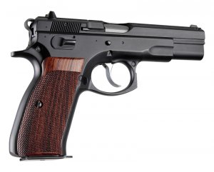 Hogue 75811 Cocobolo Checkered Grips For Cz75 And Cz85