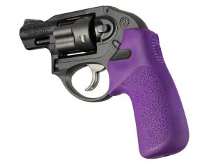 Hogue 78036 Ruger Lcr No Finger Groove Rubber Tamer Cushion Grip Purpl