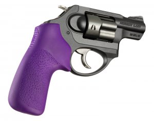 Hogue 78036 Ruger Lcr No Finger Groove Rubber Tamer Cushion Grip Purpl