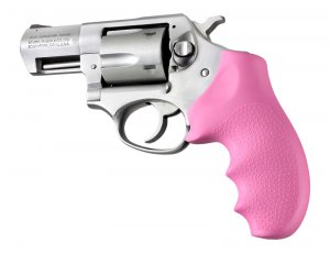 Hogue 81007 Ruger Sp101 Rubber Monogrip Pink