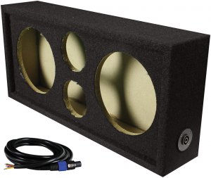 Qpower CH102S Full Range Empty Box Holds 2 - 8  2 - Super Tweeter W Sp