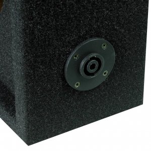 Qpower CH102S Full Range Empty Box Holds 2 - 8  2 - Super Tweeter W Sp