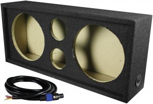 Qpower CH103S Full Range Empty Box Holds 2 - 10  2 - Super Tweeter W S