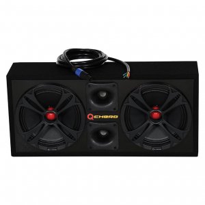 Qpower QCHERO10BLACK Woofer Boxes - Tube