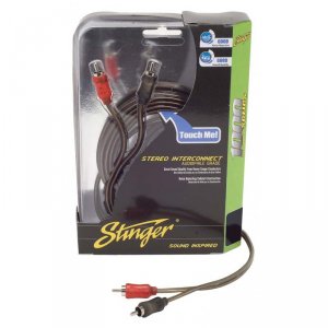 Stinger SI1212 12ft 1000 Series 2 Channel Coaxial Rca Cables