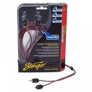 Stinger SI4212 12ft 4000 Series 2-channel Rca Cables - Twisted