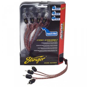 Stinger SI4220 20ft 4000 Series 2-channel Rca Cable - Twisted