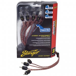 Stinger SI4420 20 Ft. 4-channel Rca Interconnect Cable - 4000 Series