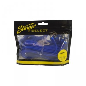 Stinger SSRCB12 12ft Blue Comp Series Twisted Rca Cable