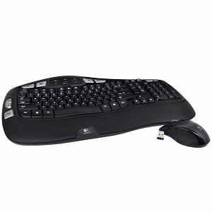 Logitech 920-003643 Mk560 Desktop Wireless 104-key Wave Keyboard  M705