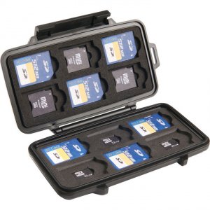 Pelican 0915 Pelican 00-0100-110 Memory Card Case 12 Sd Cards 6 Mini S