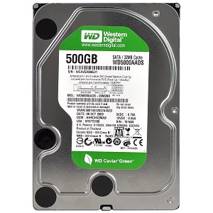 Western WD5000AADS Caviar Green 500gb Sata300 Intellipower 32mb Hard D