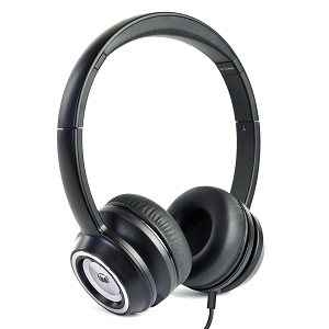 Monster NTUNE-BLK N-tune High Performance On-ear Headphones W3.5mm Plu