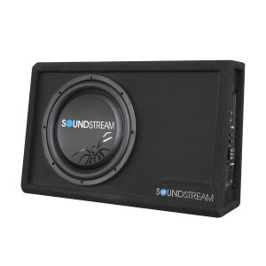 Soundstream PSB10A 300w Class D Amplified Wedge Enclosure Box W 10 Sha