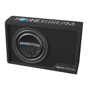 Soundstream PSB10A 300w Class D Amplified Wedge Enclosure Box W 10 Sha