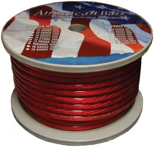 American 8GR Wire  8 Ga. Red 100 Ft Rollab666rdp Ab665rd