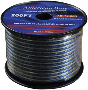 American AB14200 14 Gauge 200ft Megaflex Speaker Wire