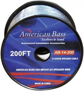 American AB14200 14 Gauge 200ft Megaflex Speaker Wire