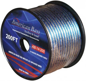 American AB14200 14 Gauge 200ft Megaflex Speaker Wire