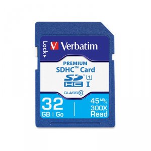 Verbatim 99117 Premium Microsdhc Memory Card, , With Adapter, 32gb