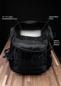 Battery 110027 Mp Pro Tac Large Backpack