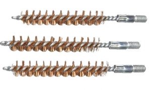 Battery 466875 Tipton Rifle Bronze Bore Brush 22 Caliber Bag Of 10