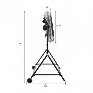 Oem 24880 24 Inch Rolling Tilt Fan