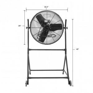 Oem 24880 24 Inch Rolling Tilt Fan