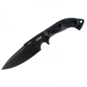 Vista 15TT10BK Blackhawk Tatang Combat Fixed Blade Knife With Partiall