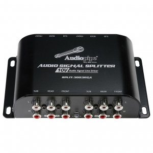 Audiopipe SPLIT3003RCA 3 Rca Output Multi-audio Amplifier With Line Dr