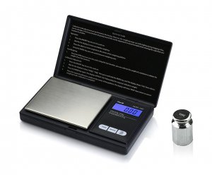 American AWS100CAL Aws-100-cal Digital Kitchen Pocket Scale Small Blac