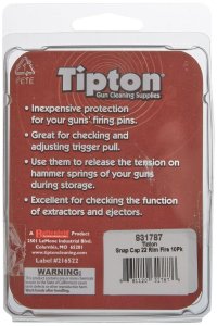 Battery 831787 Tipton Snap Cap Rifle 22 Rimfire 10 Pack