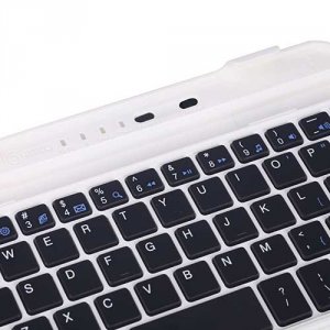 Contixo K7WT 7 Inch Bluetooth Keybaords With Case White