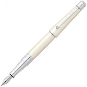 Cross AT04962MS Beverly Pearlescent White Lacquer Fountain Pen