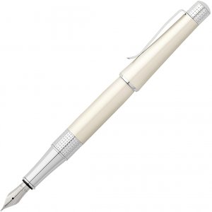 Cross AT04962MS Beverly Pearlescent White Lacquer Fountain Pen