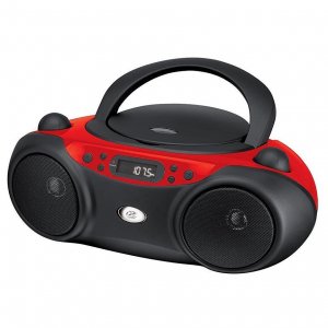 Dpi BC232R Gpx Portable Topload Cd Boombox Amfm 3.5mm Line In Mp3 Devi