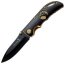 Elk ER134 Gentleman's Knife Gold  Black Aluminum Handle