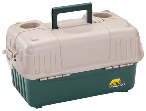 Frabill 861600 Plano Hip Roof Tackle Box W6 Trays - Greensandstone