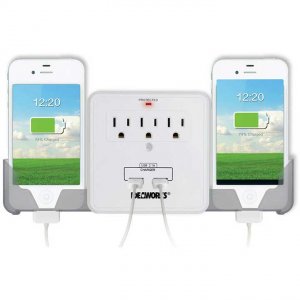 Jobar JB7476 Smartphone Charging Station Wusb Outlet Multiplier Dual S