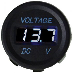 Nippon ISLDDVS12 Nippon Digital Voltmeter Socket With Blue Led Display