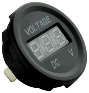 Nippon ISLDDVS12 Nippon Digital Voltmeter Socket With Blue Led Display