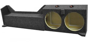 Qpower BQFRONTIER102005 2-10 Hole Emtpy Woofer Box For 2005-current Ni