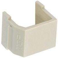 Hubbell SFSBW10 Av Connector  Smooth Blank  White (pack Of 10)