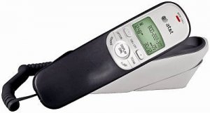 At TR1909B Att(r)  Corded Trimline Phone With Caller Id (black)