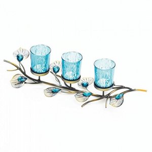 Gallery 10018046 Peacock Inspired Candle Trio